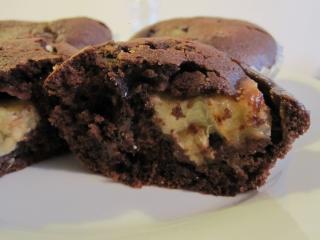 muffiny čokoládovo banánové 